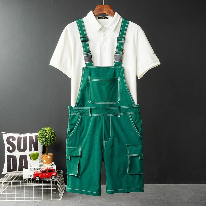 Unisex Look Lovers Overalls Matching Couple Clothes Shorts