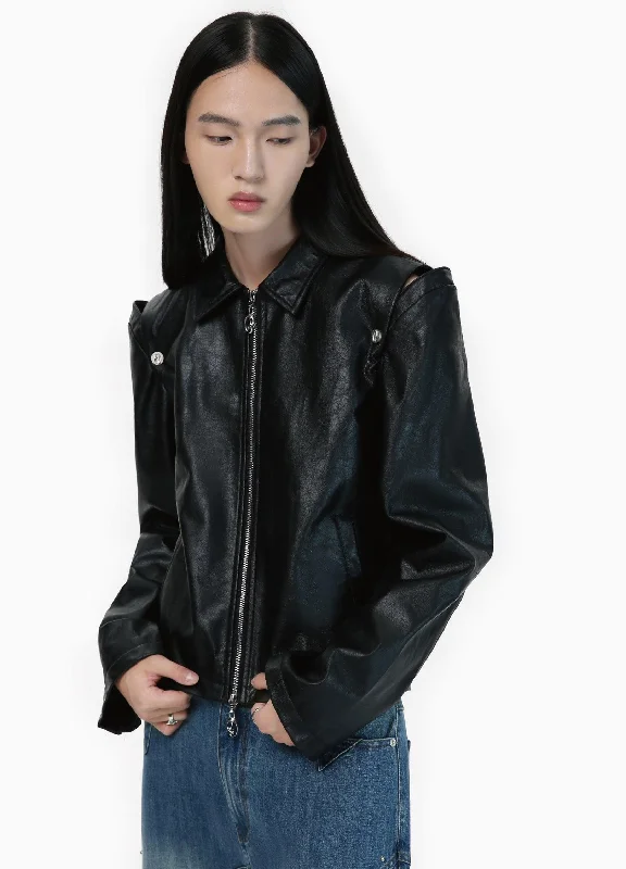 Urban Edge Hollow Shoulder Jacket