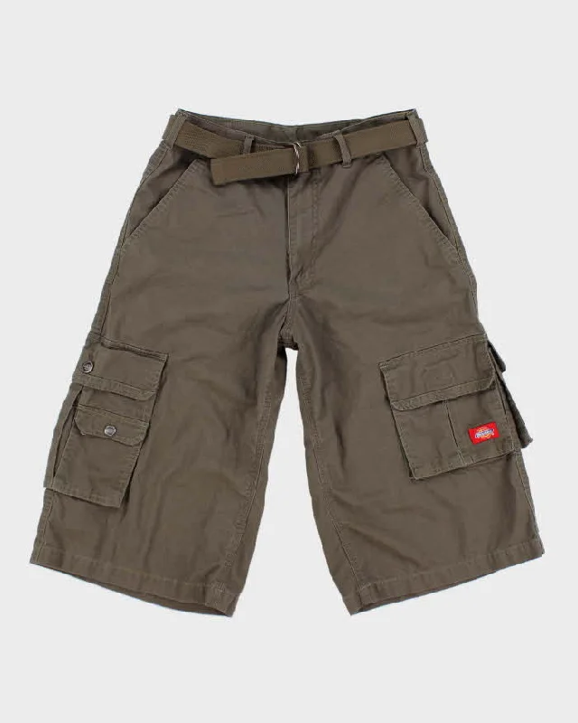 Women's Dickies Khaki Cargo Shorts - W30