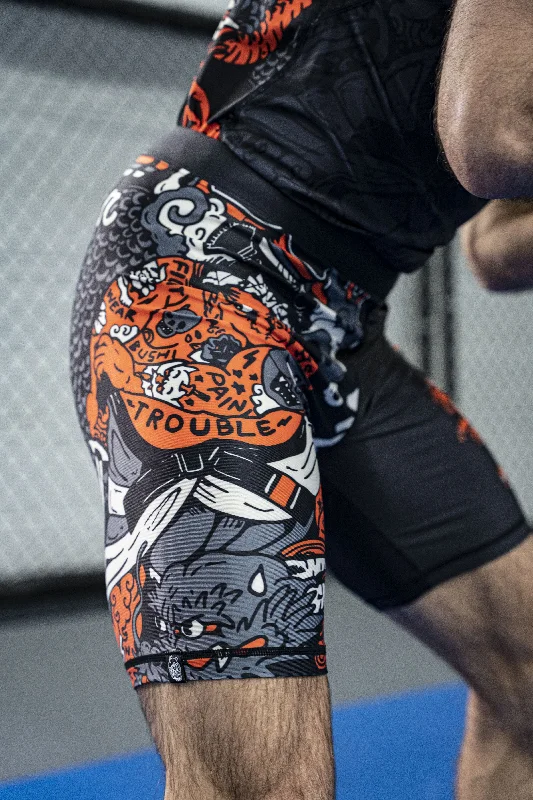 Year Of The Dragon Compression Shorts