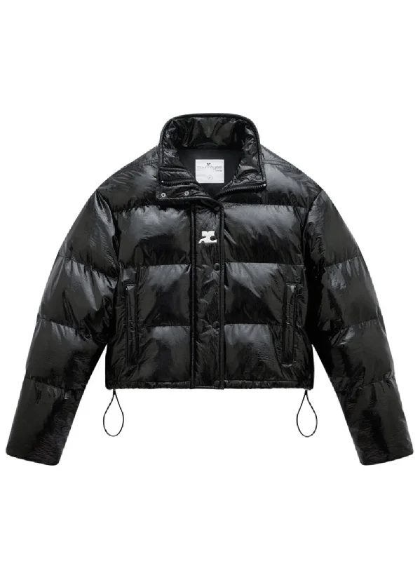 Vinyl Puffer Jacket