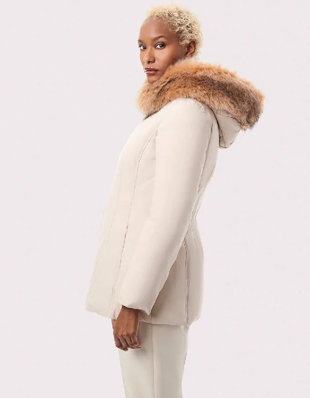 Nordic Vegan Fur Trim Puffer Jacket