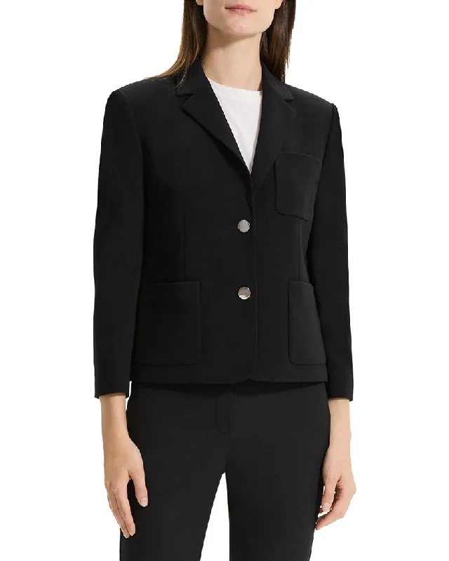 Theory Shrunken Patch Pocket Blazer