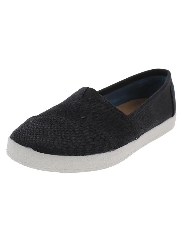 Avalon Womens Coated Pleated Casual Shoes