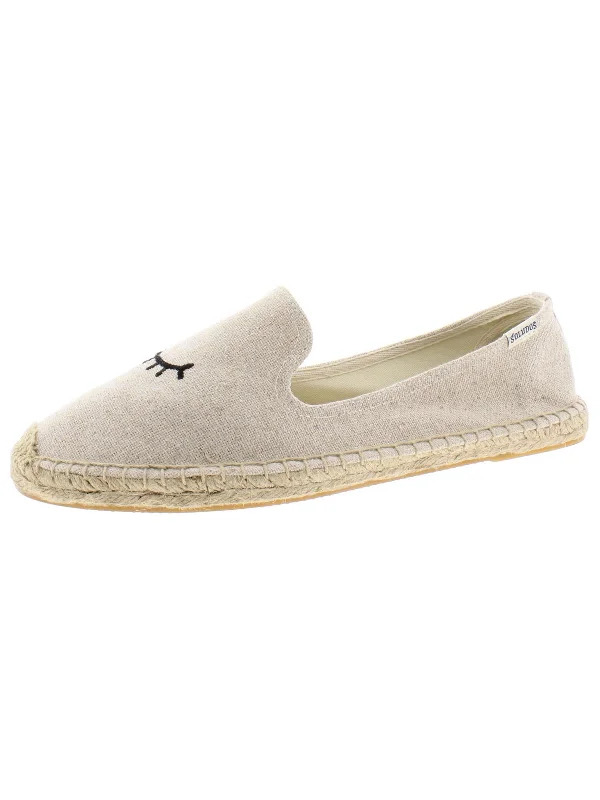 Wink Womens Canvas Espadrille Flats