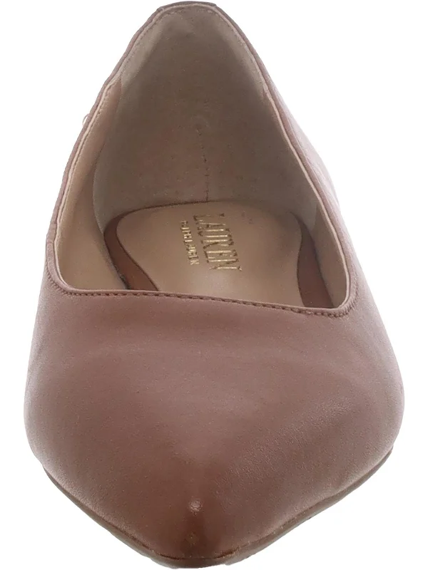 Womens Leather Ballet Flats