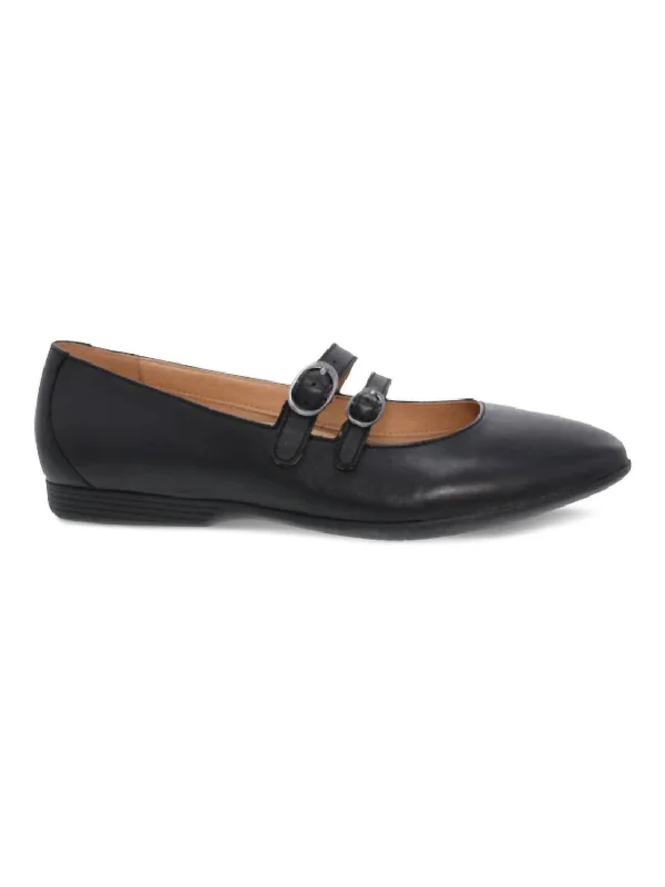 Women's Leeza Flat Shoes - Medium In Black