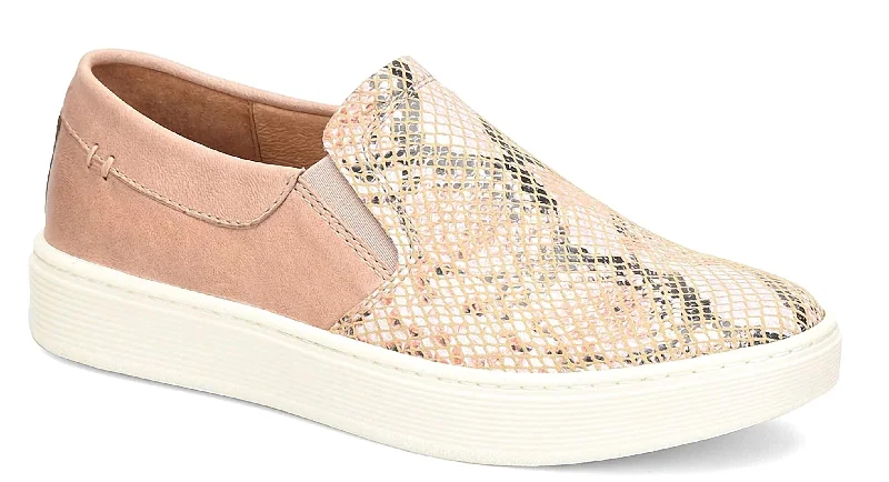 Women's Somers Snake Slip-On Sneakers In Blush